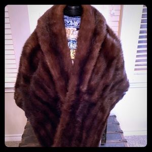 Brown Mink shawl
